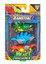 TEAMSTERZ Beast Machine metallist mudelautode komplekt, 3tk, 7,5 cm