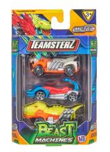 TEAMSTERZ Beast Machine metallist mudelautode komplekt, 3tk, 7,5 cm