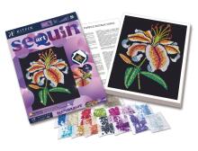 KITFIX DIY set Sequin Art Purple Tiger Lily