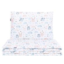 3pcs bedding set (A) owl / rabbit, Premium