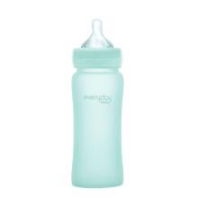 EVERYDAY BABY stiklinis buteliukas 300ml 6m+ Mint Green 10247