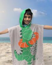 ZOOCCHINI hooded poncho Aidan the Alligator ZOO12353