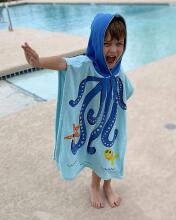 ZOOCCHINI hooded poncho Owie the Octopus ZOO12354