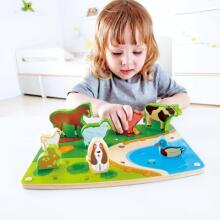 HAPE Farm Animal Puzzle & Play, E1454A