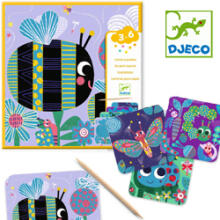 DJECO Scratch cards for little ones - Bugs, DJ09092