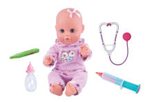 BAMBOLINA baby doll 30cm with doctor accessories, 1416