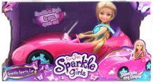 SPARKLE GIRLZ fashion doll racing car D, 100169