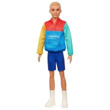 BARBIE Ken Fashionistas Doll, Color Black Jacket / Shorts, GRB88