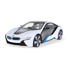 RASTAR car RC 1:14 BMW I8 with steering wheel controller, 49600-8