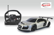 RASTAR R/C 1:18 Audi R8  with steering wheel controller, assort.,53600-10