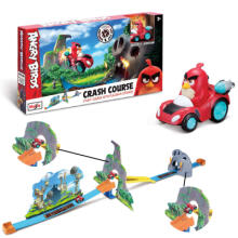 ANGRY BIRDS trasos ir transporto priemonės rinkinys Crash Course, 23032