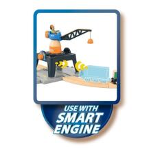 BRIO RAILWAY Smart Tech Container Crane, 33962