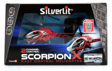 SILVERLIT radio vadāms helikopters I/R Scorpion X, ast., 84745