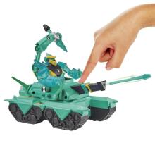 BEN10 Transformējama mašīna ar figūru, Diamondhead Driller Tank w/Exclusive Figure, 77402