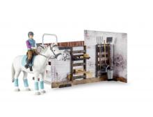 BRUDER set Horse barn, 62506