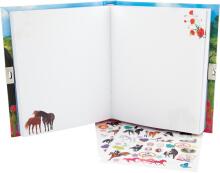 Miss Melody Diary with stickers "Two Horses", 6368