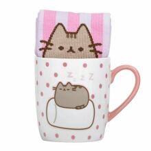 PUSHEEN rinkinys Marshmallow (puodelis + kojinės), PUSHSMMSH