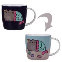 PUSHEEN spalvą keičiantis puodelis, PUSHCCMUG