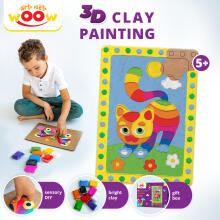 KidyBox Art.WP1506 3D Clay painting. CAT