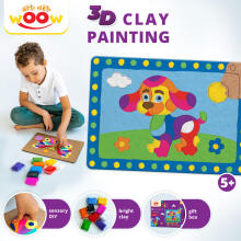 KidyBox Art.WP1507 3D Clay painting. PUPPY