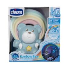 143313 BEAR WITH PROJECTOR RAINBOW BLUE