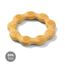 825/01 Silicone teether RING Yellow