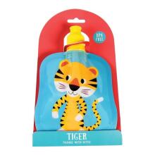 Tiger Folding Water Bottle, Rex London