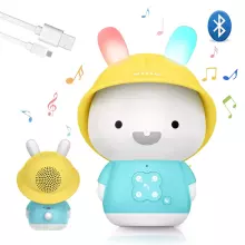 Alilo Smart Hare G9 LV – Interactive Musical Player and Developmental Toy for Children from 0+, ar latviešu valodu, with 8GB Memory, Safe Silicone Ears, and Night Light