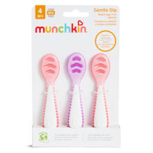 MUNCHKIN lusikas, 3 tk., Gentle Dip, Pink-Purple, 4m+, 91510P