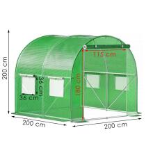 Greenhouse foil Springos GT0001F 4 m2 (2x2x2 m)