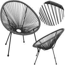 Garden chair Springos GF0086 72 X 82 X 85 CM, gray