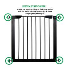 Safety barrier Springos SG0002 75-82cm