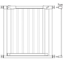 Kāpņu drošības vārti Springos SG0012A 75-89 cm