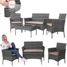 Alabama garden furniture set Springos GF0058