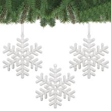 CA0041 CHRISTMAS TREE DECORATIONS STARS 9.5 CM 3 PCS.