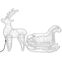 CL1220 LIGHTING REINDEER WITH Sleigh 312 LED