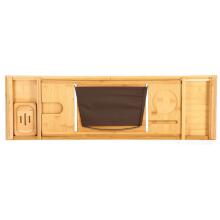 HA1024 BAMBOO BATHTUB SHELF