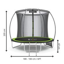 Dārza batuts Springos TP0017 6 ft (180 - 183 cm)