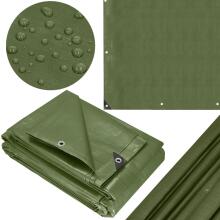 Tarpaulin 5x8m Springos GA2127 120g/m2 thick protective green sheet