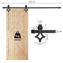 Sliding Double Door System Springos HA5008