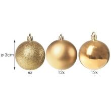 Christmas balls Springos CA0013 3cm 30 pcs