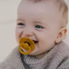 Bibs Colour Art.119412, Pacifier, 100% natural