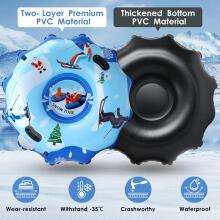 Kids World SnowTube Art.201267 zturīgas piepūšamas sniega caurules ar izturīgiem rokturiem 130cm