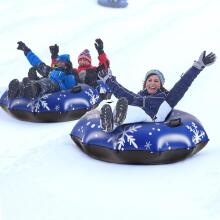 Kids World SnowTube Art.201267 zturīgas piepūšamas sniega caurules ar izturīgiem rokturiem 130cm