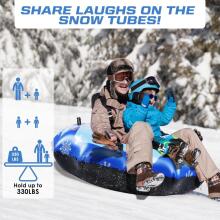 Kids World SnowTube Art.201267 zturīgas piepūšamas sniega caurules ar izturīgiem rokturiem 130cm