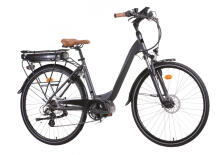 Electric bicycle URBAN 600, size 28, gray