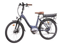 Electric bicycle URBAN 600, size 24, blue