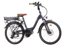 Elektriskais velosipēds URBAN 600, izmērs 24, zils