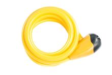 Cable lock SECURITY LOCK, Ø12x1000mm, yellow