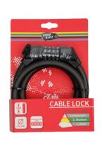 Cable lock PREMIUM SECURITY, Ø15x1200mm, black